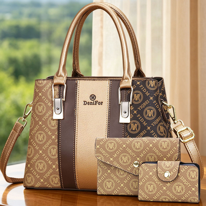 Luxury Bags Designer - 3-piece set of women's handbags with