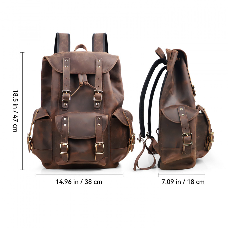 New Arrivals Leather Backpack  – обзор и цена Luxury Zipper Bags