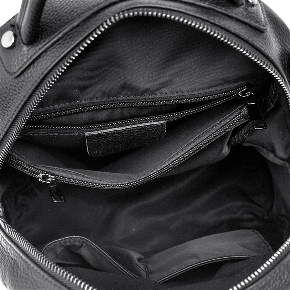 Genuine Leather Rucksack Women – обзор и цена Luxury Zipper Bags