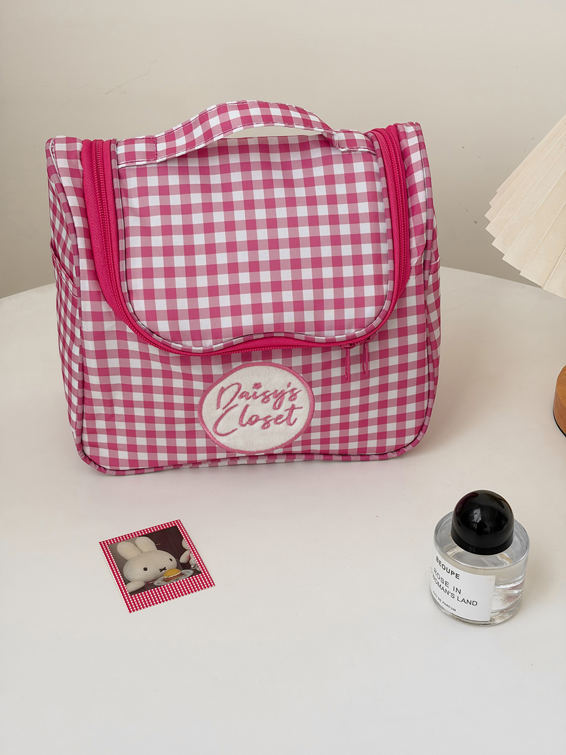 Airfriend Cute Grid Makeup Bag – обзор и цена Luxury Bags China Wholesale