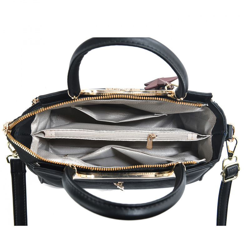 Stylish women's handbag, solid – обзор и цена Luxury Zipper Bags