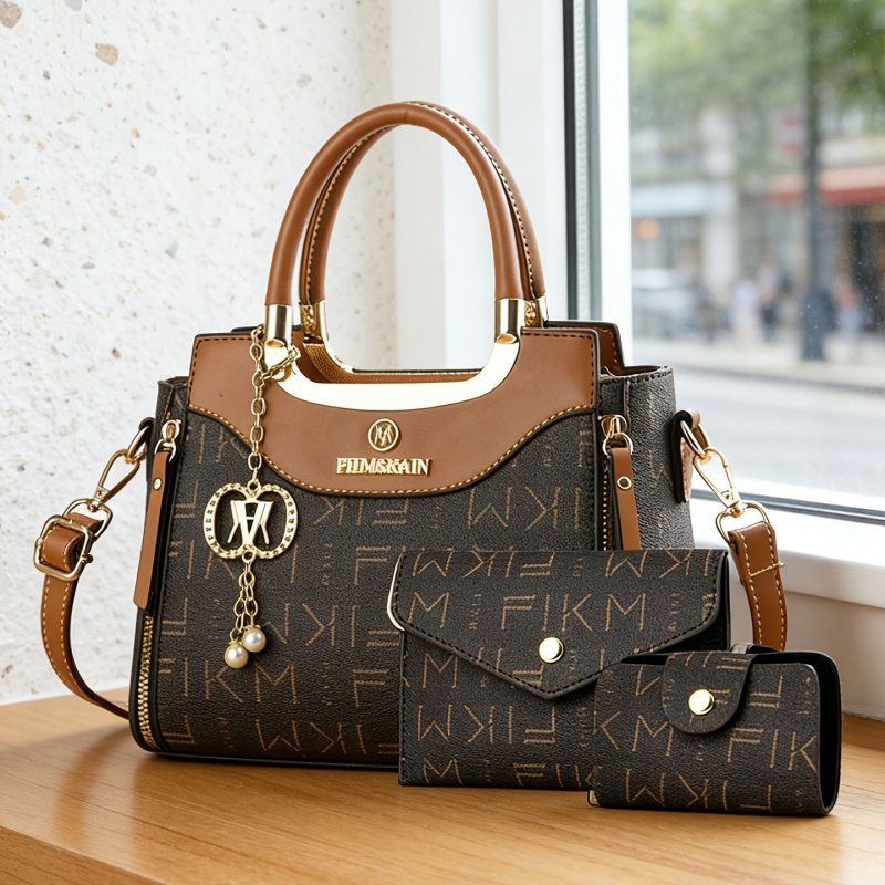 3-piece set of light luxury hi – обзор и цена Luxury Zipper Bags