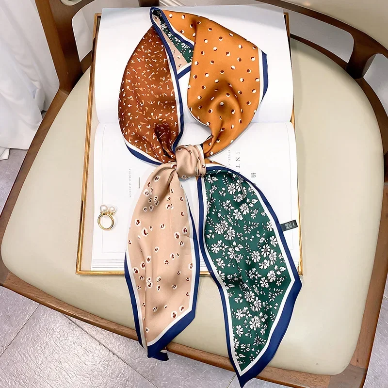 Design Print Skinny Scarf Plai – обзор и цена Luxury Bags Designer