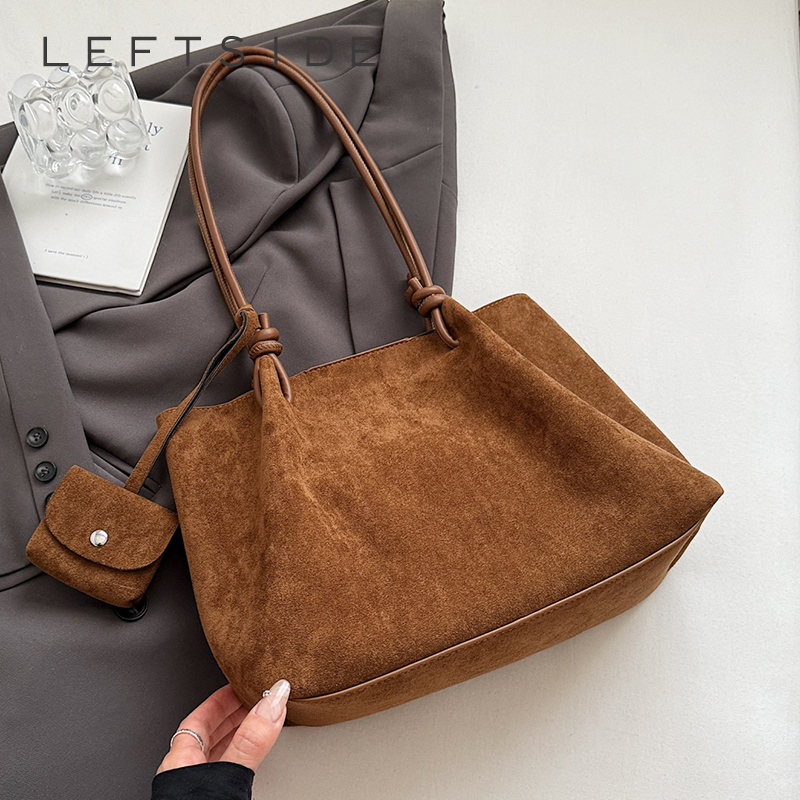 LEFTSIDE Luxury Faux Suede Tot – обзор и цена Luxury Bags For Young Women