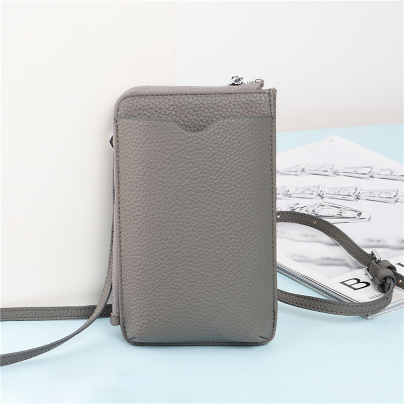 Fashion Genuine Leather Phone  – обзор и цена Luxury Zipper Bags