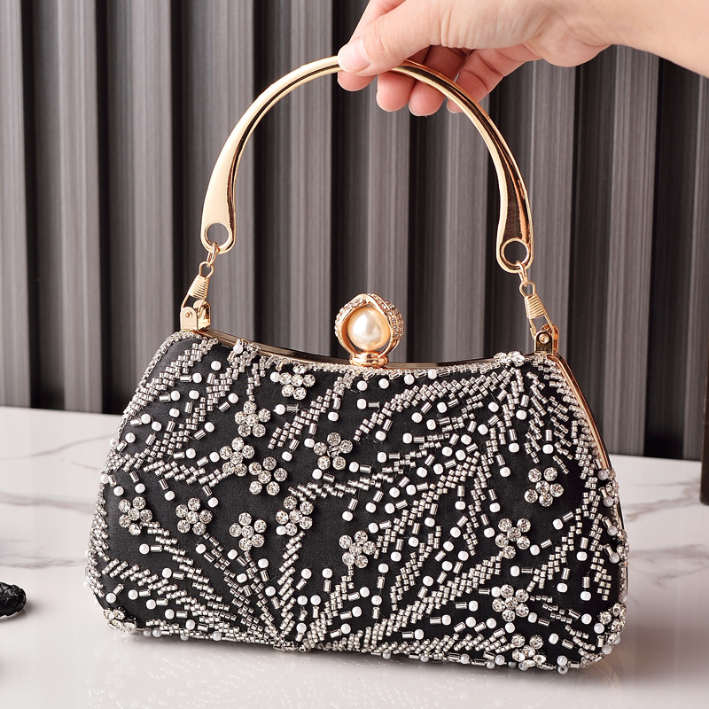 Black Handbag Beading Vintage  – обзор и цена Luxury Bags China Wholesale