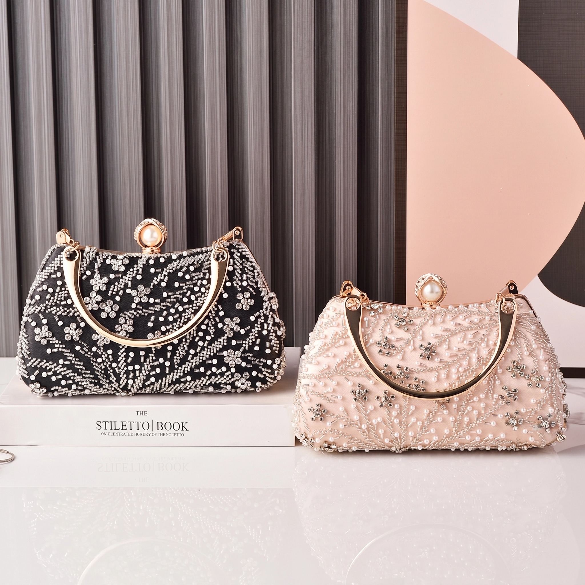 Black Handbag Beading Vintage  – обзор и цена Luxury Bags China Wholesale