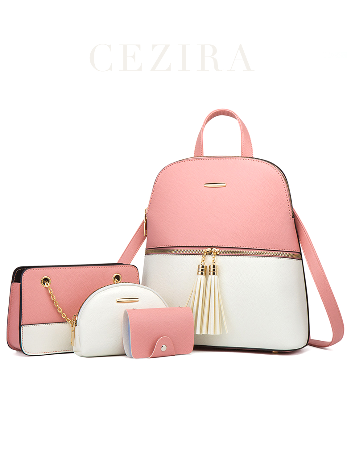 4 PCS Bags Set Women's Fashion – обзор и цена Luxury Zipper Bags