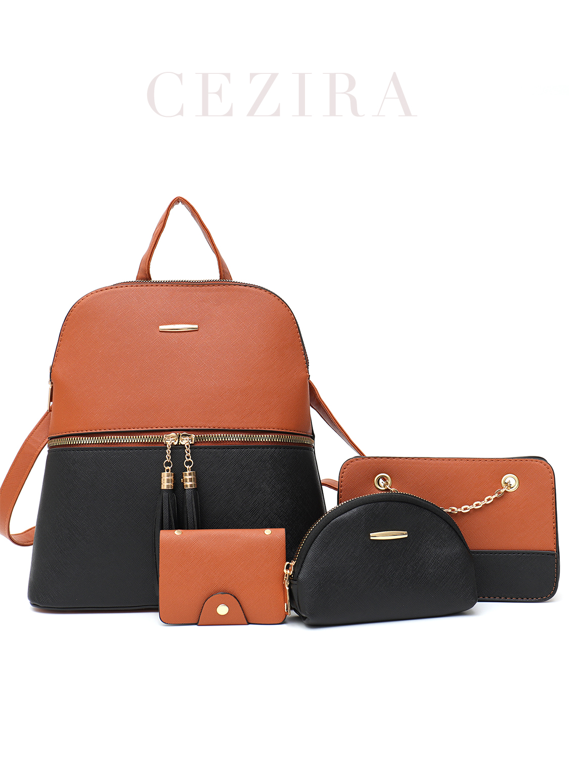 4 PCS Bags Set Women's Fashion – обзор и цена Luxury Zipper Bags