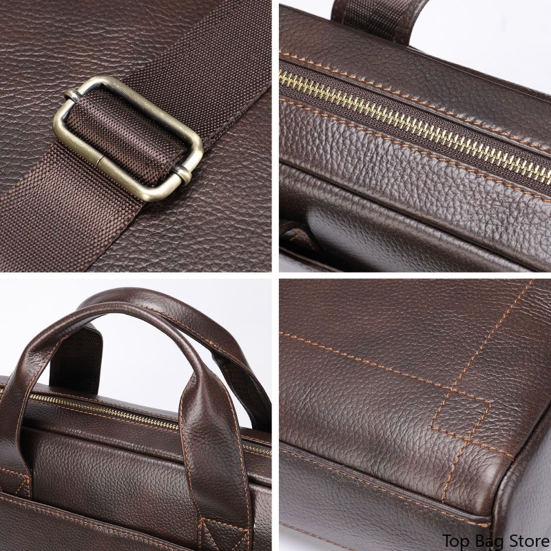 Men's Padded Laptop Top Grain  – обзор и цена Satchel Structured Men